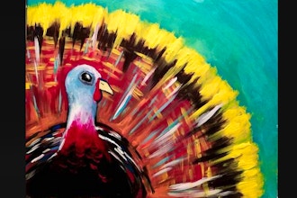 Virtual Paint Nite: Autumn Thanksgiving Turkey